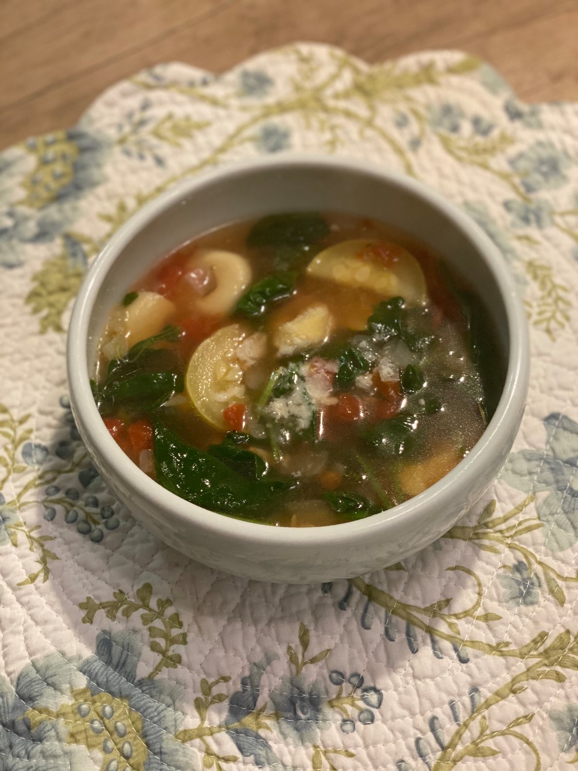 Lately this time of year I love making soup and bringing it for lunch a few days in a row or freezing it for later use.