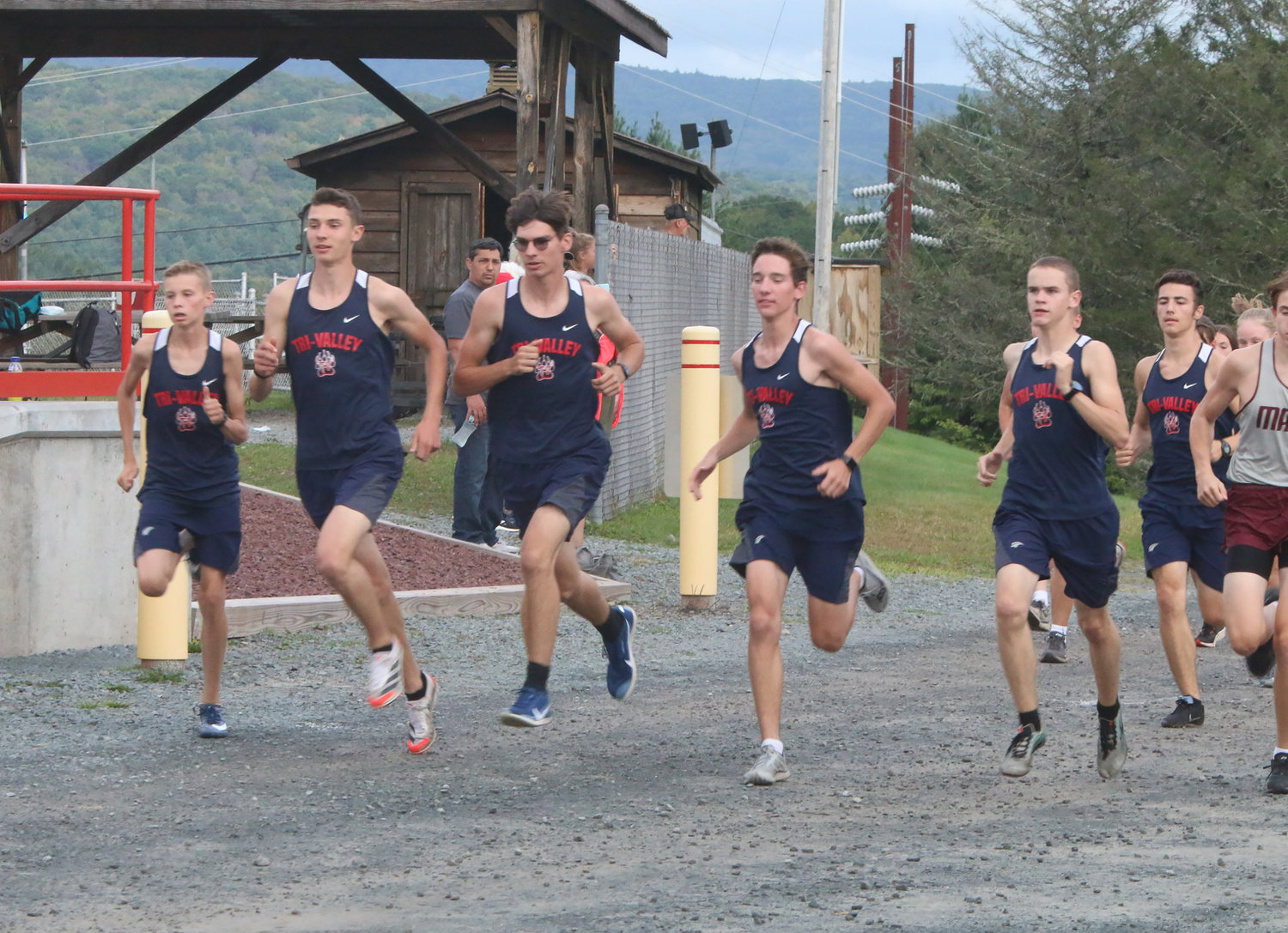 The Tri-Valley Bears cross country team finished first as a team in the Burnt Hills Cross Country Invitational.