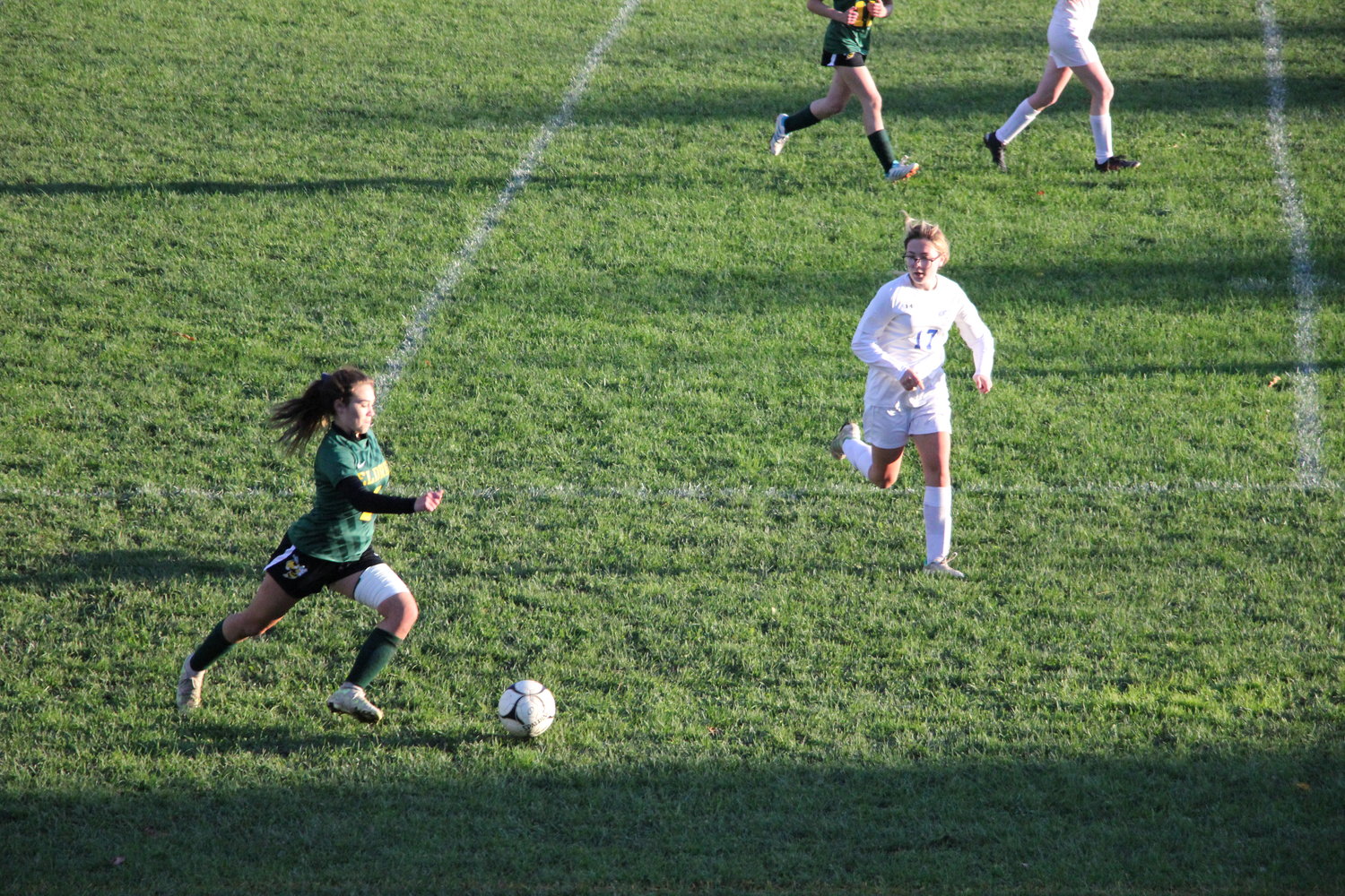 Jailyn Labuda scored twice for the Lady Yellowjackets in a non-league victory over Monticello.