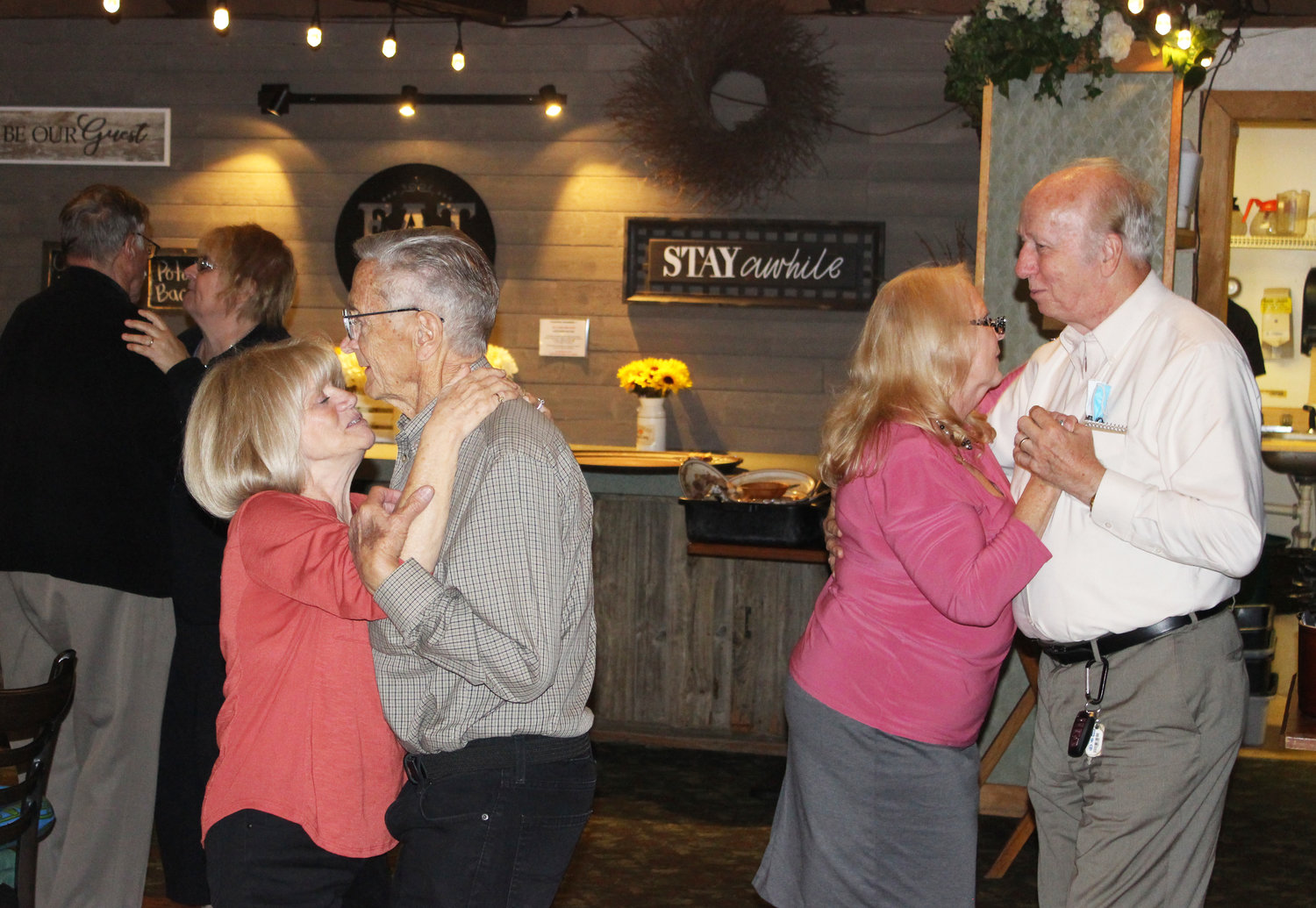 Guests at the Sullivan County Historical Society dinner took to the dance floor during a performance by Mickey Barnett.