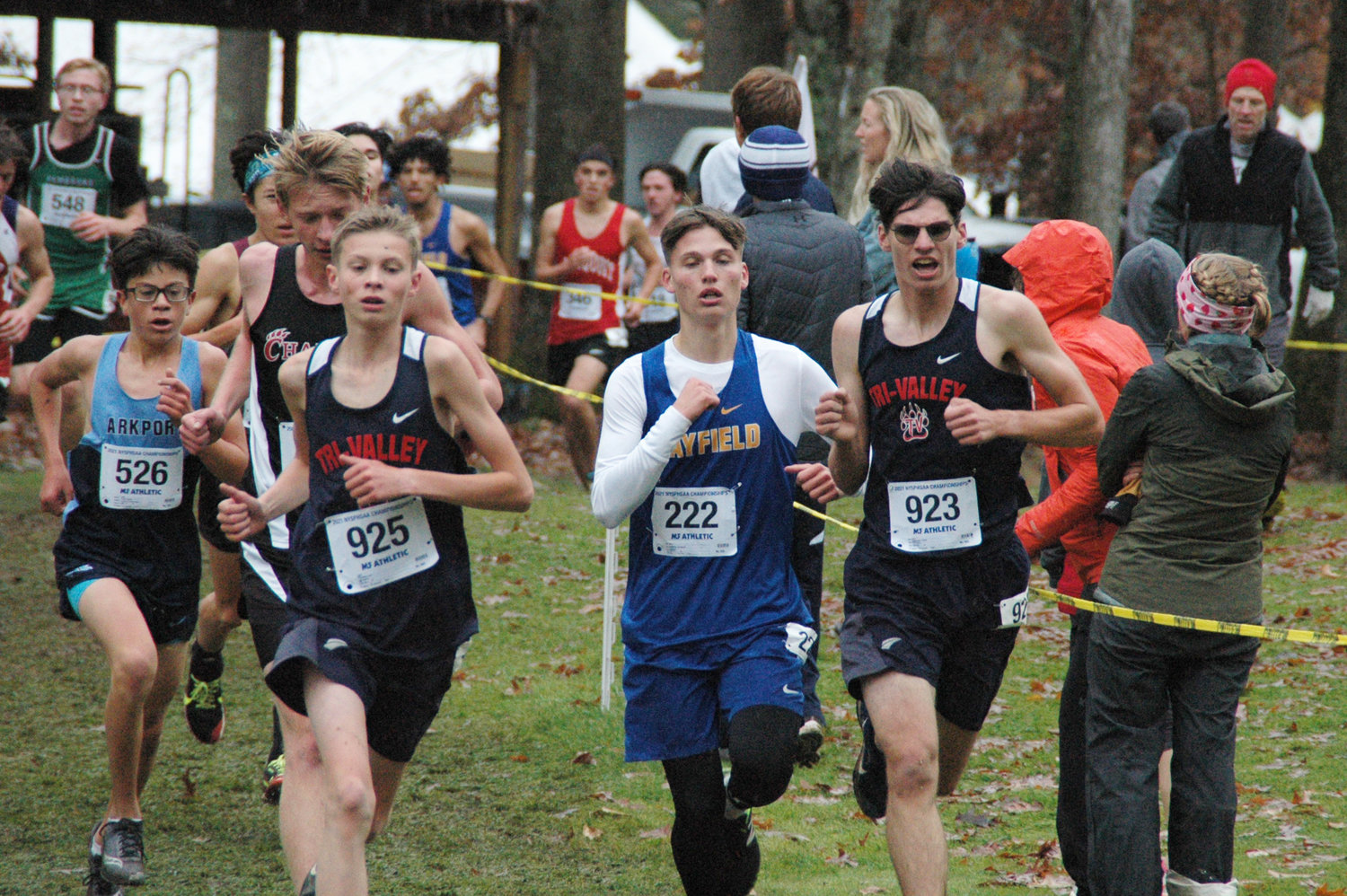 Van Furman (925) and Caleb Edwards (923) finished 17th and 18th respectfully. Their top-20 finishes helped bring home the State Championship for the Tri-Valley Bears.