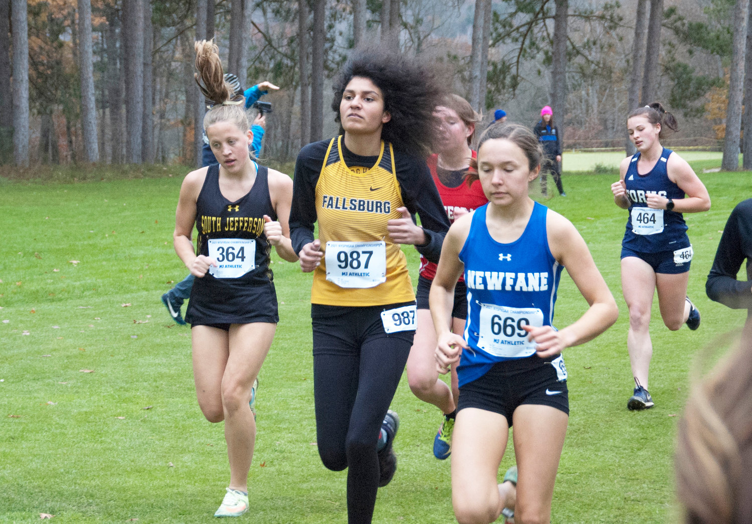 Fallsburg's Gisella King competed at the NYSPHSAA Cross-Country Championships on Saturday.