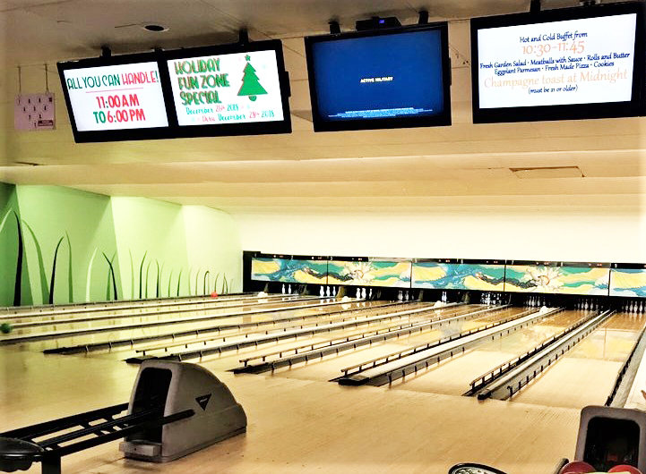 One section of the Vestal, NY Midway Lanes that will be hosting the annual NYS Women's Championships in April and May 2022.