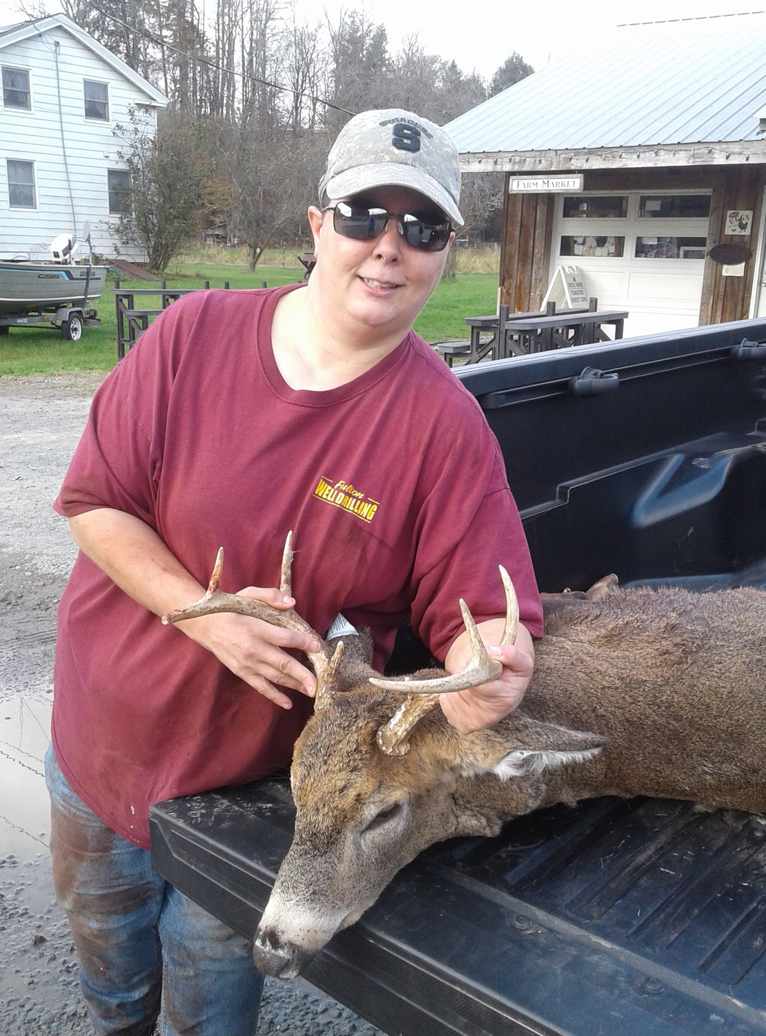 Billi-Jo Fulton took this 8-pointer in the Town of Delaware on November 9. The buck scored a 52.75.