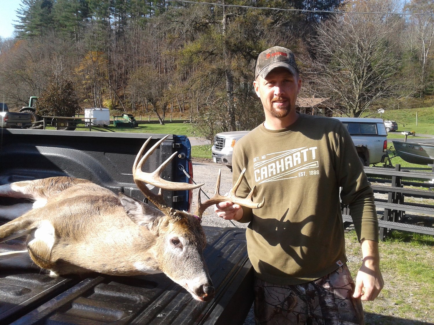 Jon Mall harvested this Buck on November 9 in the Town of 
Callicoon. The 10-pointer scored a 68.50.