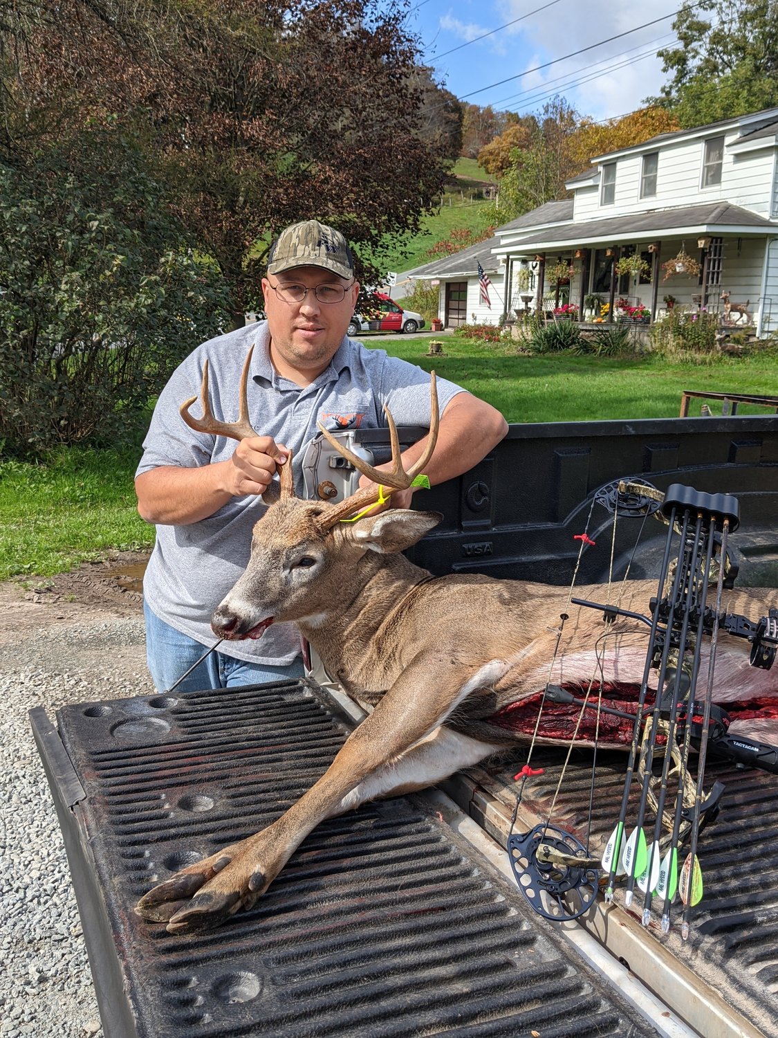 Shane Cunningham of Bethel. The buck with a 65.78 score was harvested on October 7.