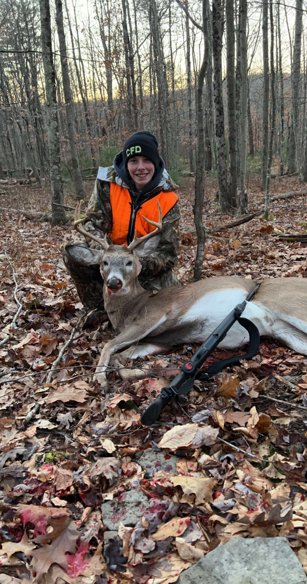 Jordan Maxwell was hunting in the Town of Delaware when he took this 8-pointer on November 23.