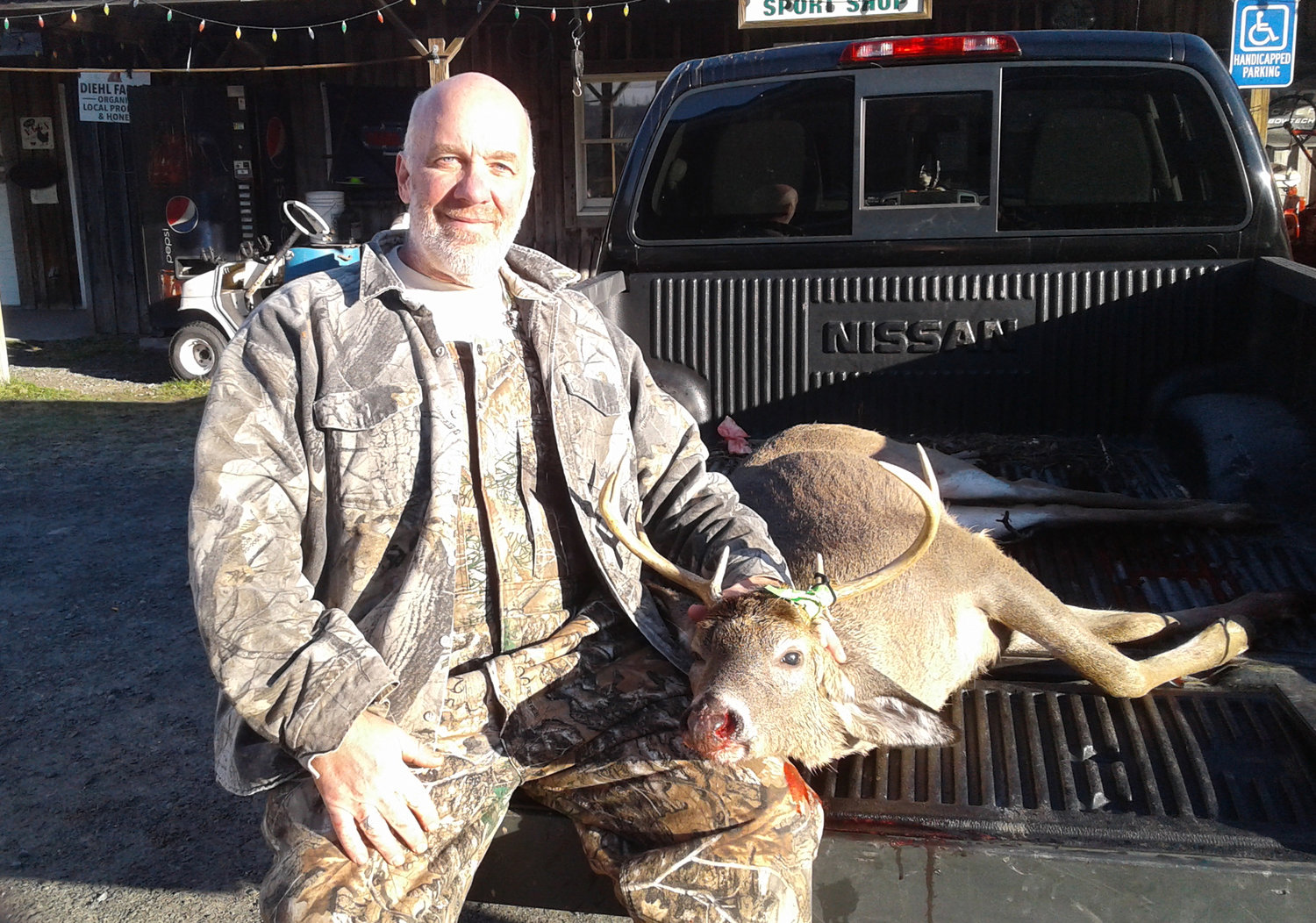 Jim Caruso of Youngsville harvested this buck that scored a 56.75. The 8-pointer weighed 135 pounds and was taken in the Town of Callicoon on November 20. The buck has 16 and 16.25-inch beams to go along with a 16.5-inch spread.