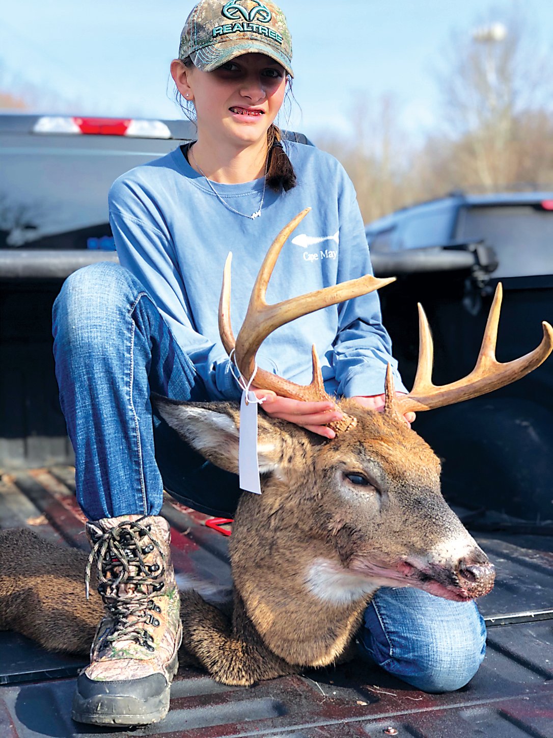 Abby Morse took an 8-pointer while hunting in Forestburgh on Monday, November 20. The buck had identical 18-inch beams and a spread of 17.25. The buck weighed 130 pounds and scored a 61.25.