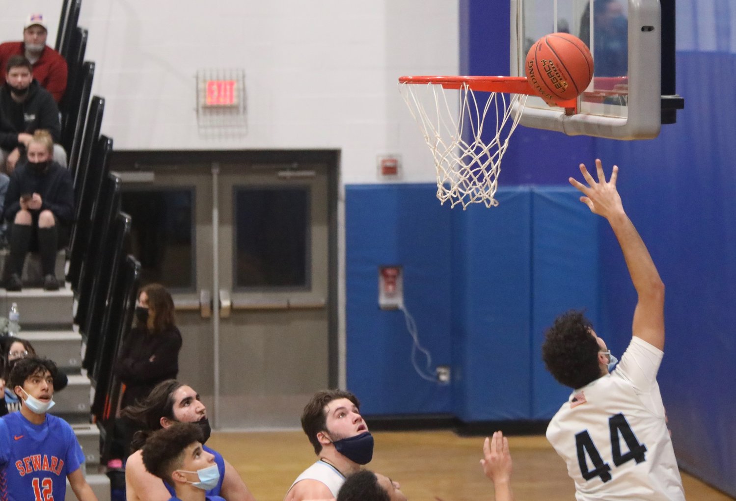Sullivan West’s Dan Shami goes up for two in the fourth quarter wherein he scored six of his 11 points.