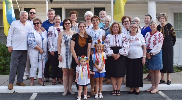 Local residents of Ukrainian descent gathered at the Lumberland Town Hall in August to celebrate the 30th Anniversary of Ukrainian independence.