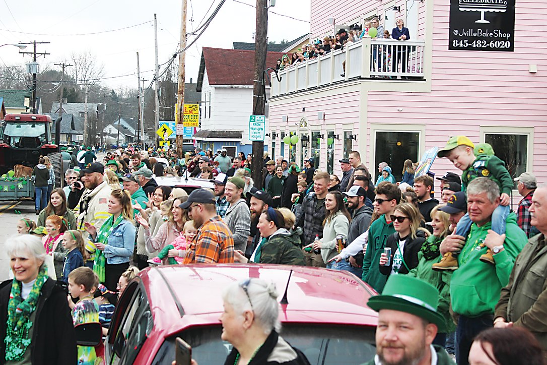 Hundreds of people turned out along Main Street in Jeffersonville on Saturday for the tenth annual Saint Patrick’s Day Parade.