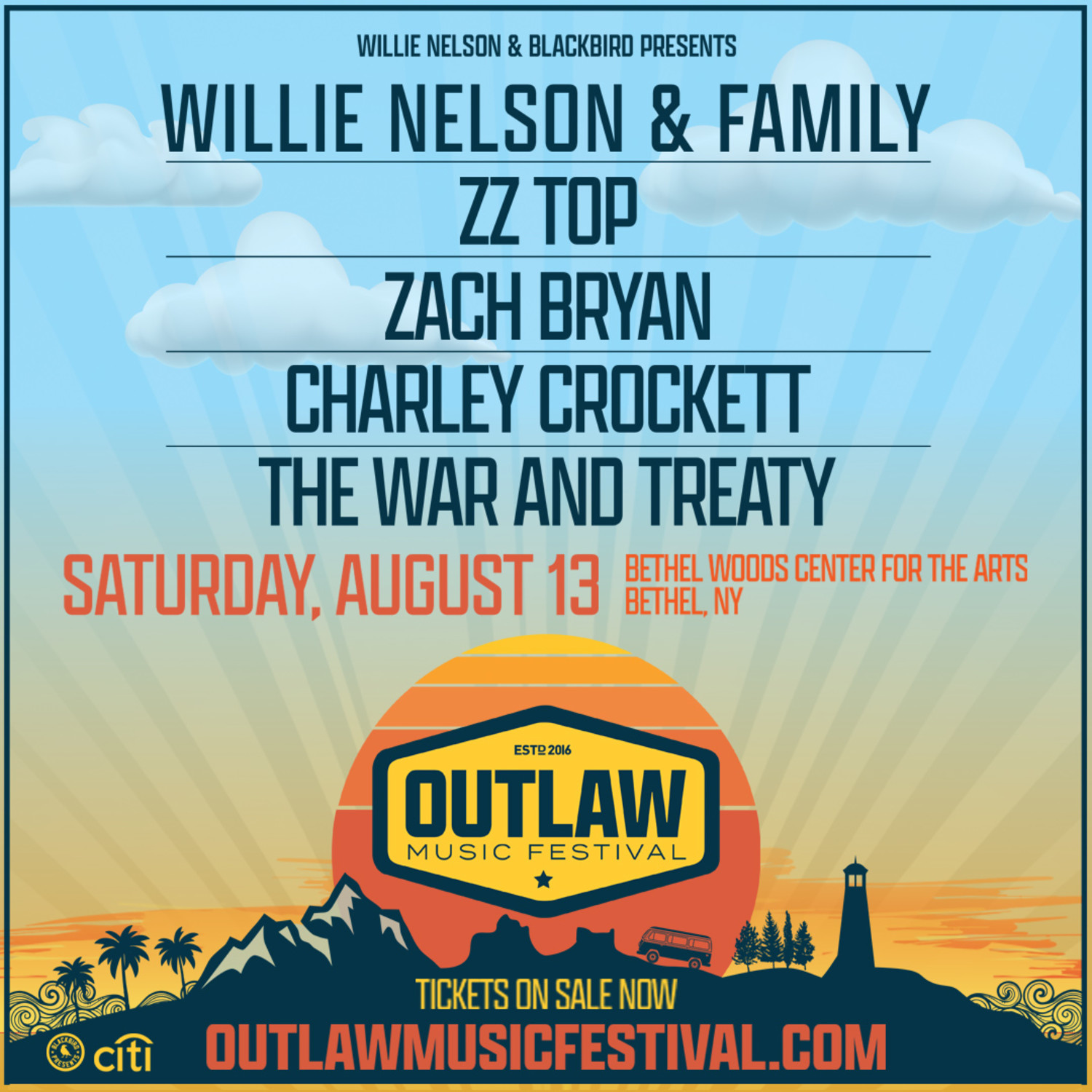 Outlaw Music Festival featuring Willie Nelson & Family, ZZ Top, Zach ...
