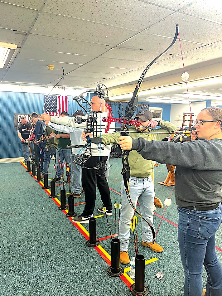 Veterans from the surrounding area came out to participate in the Vet2Vet Archery Night hosted by the Catskill Outdoorsman in Jeffersonville.