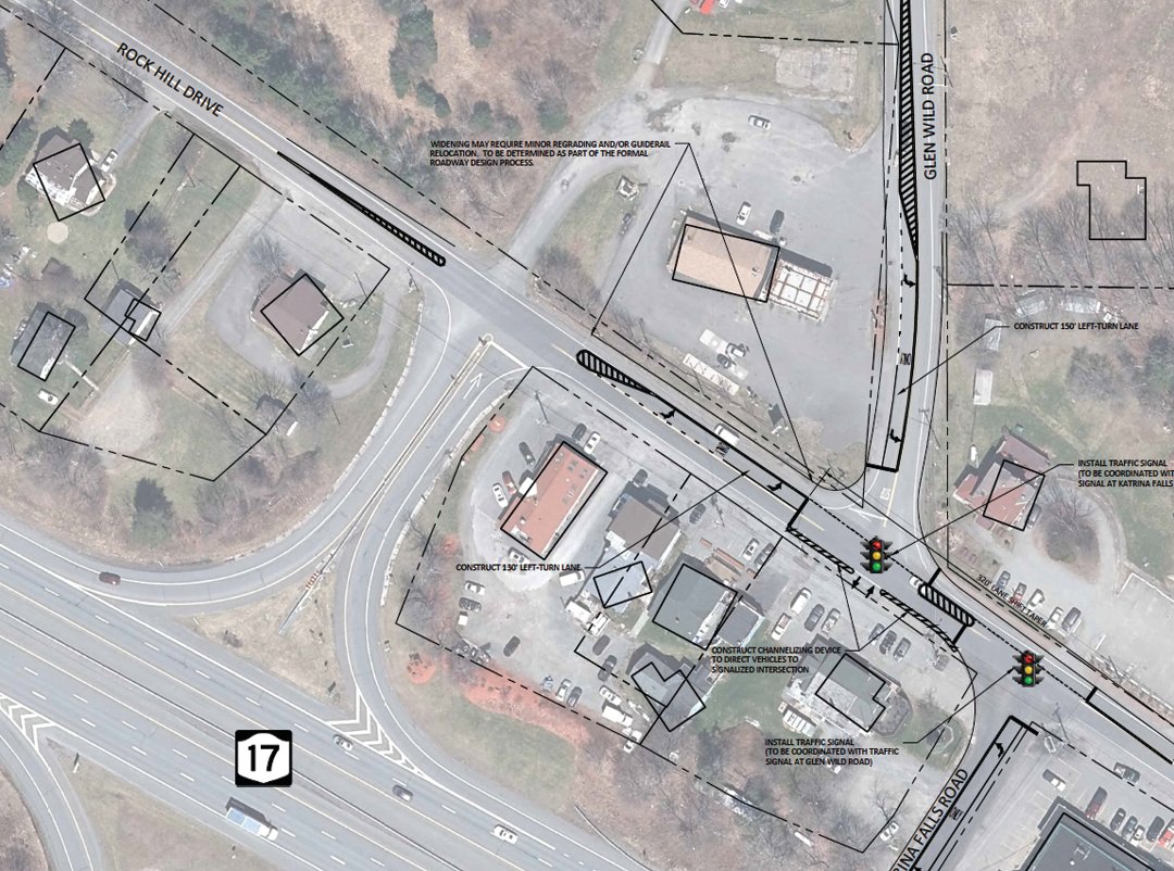 Contributed Photo 
Avon Commercial Park is proposing major traffic pattern changes to Rock Hill if the warehouse is approved by the Thompson Planning Board.