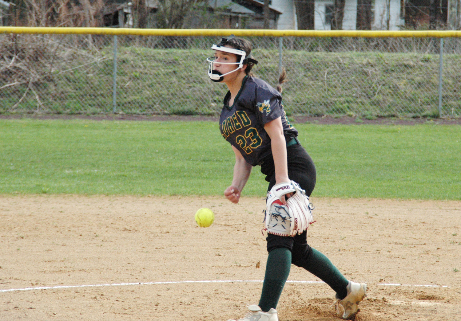Livingston Manor’s Mackenzie Carlson and Eldred’s Dana Donnelly gave their all in the first meeting between the two teams. Each threw a complete game, fielded their positions, and contributed offensively for their respective teams. Donnelly and the Lady Yellowjackets came out on top in the first meeting, and the rematch was scheduled for yesterday afternoon.
