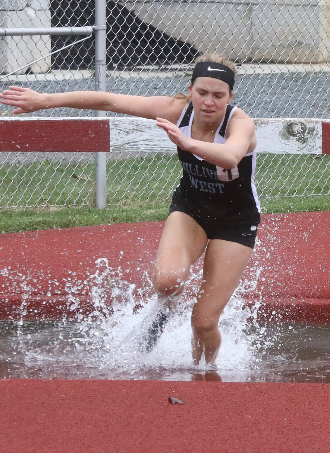 Sullivan West senior Grace Boyd wins the 2000 steeplechase. At the Cornwall Steeplefest she set a new school record of 7:50.86 in the event. She also won the 3000 in this meet. Boyd signed a letter of intent to run track for Division I University of Buffalo.