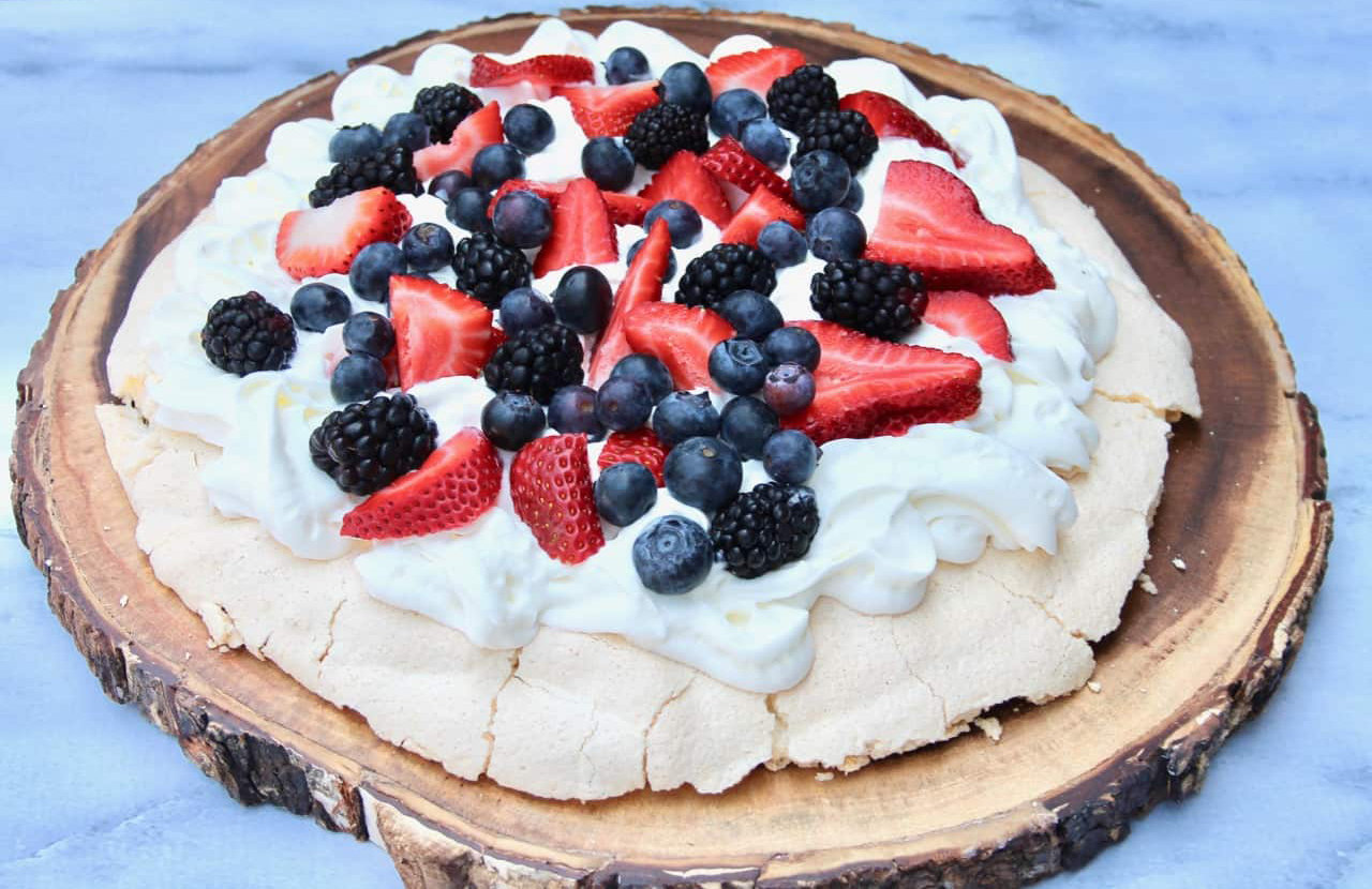 This Memorial Day Pavlova is sure to delight everyone in the crowd.