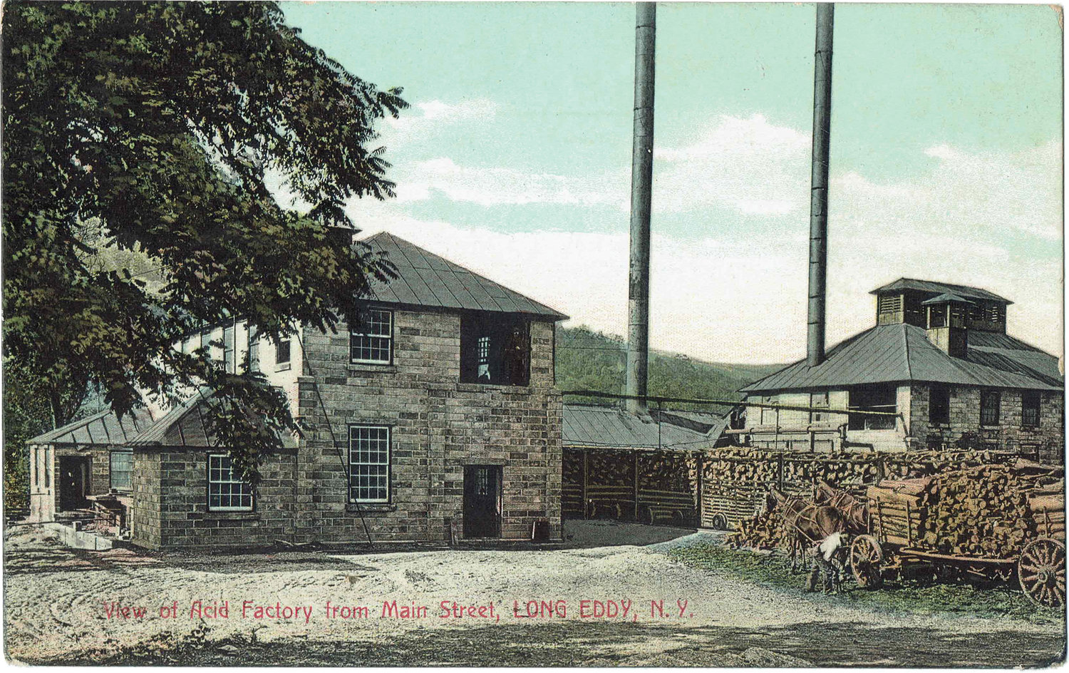 Powerful waters: As mentioned in this week's Decades, the rains of 1942 had a disastrous effect on Long Eddy, and areas of nearby Pennsylvania. While we don’t have vintage photos of the flood available, the above postcard shows the Long Eddy acid factory which was said to have suffered some damage from the rising waters. The consequences of this flood of 80 years ago was felt for a long time as it displaced houses and even the Erie Railroad. Honesdale, Pa. was among the hardest hit, with at least 15 people who lost their lives, in addition to damage to houses and businesses.
