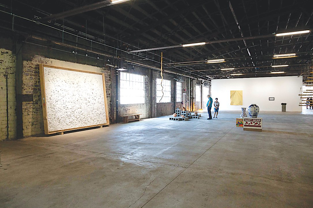 What was once a Buick dealership on Broadway in Monticello is now a contemporary art space.