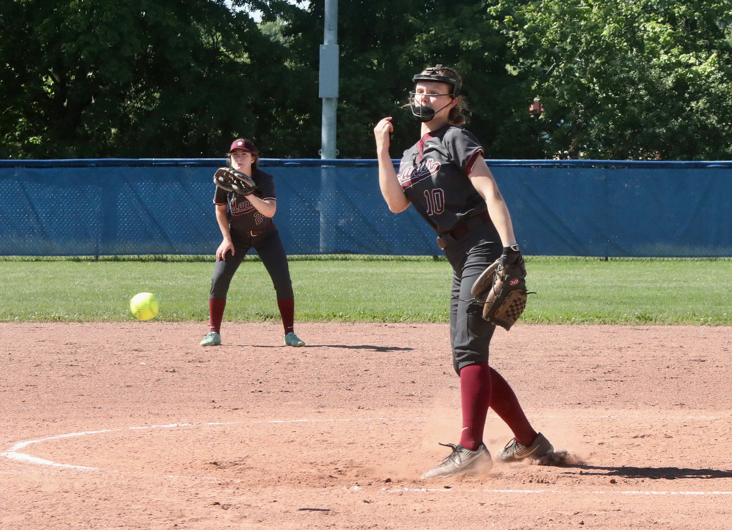 Livingston Manor’s Mackenzie Carlson pitched a good game, striking out 12 and allowing eight hits. Four Manor errors complicated matters, as did Eldred’s lively bats.