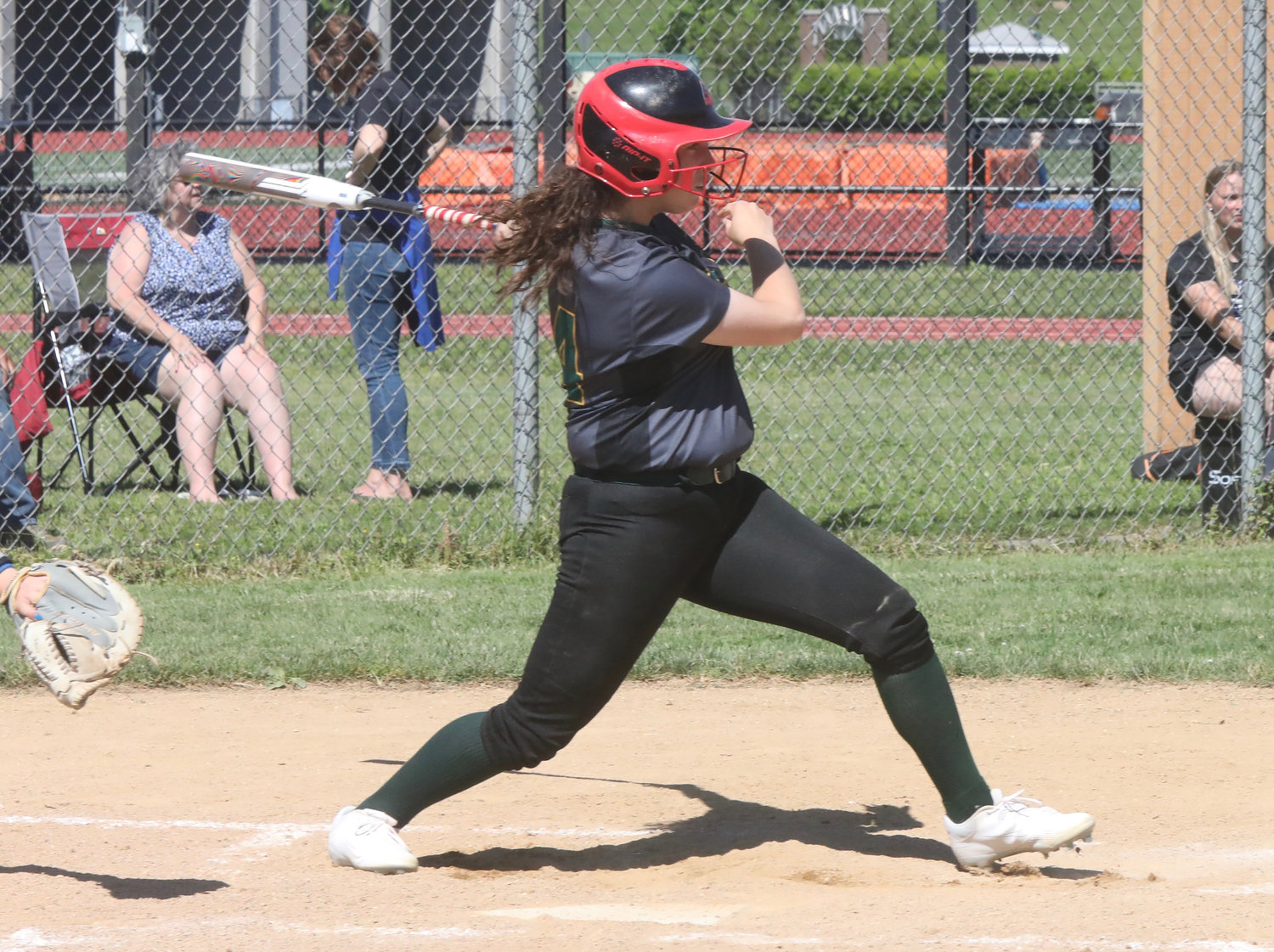 That familiar powerful swing by Eldred senior catcher Lily Gonzalez has been the stuff of nightmares for opponents all season long. She went two-for three and drove in two runs in Eldred’s losing effort. Now it’s on to travel ball and then to SUNY Delhi to continue her storied career.