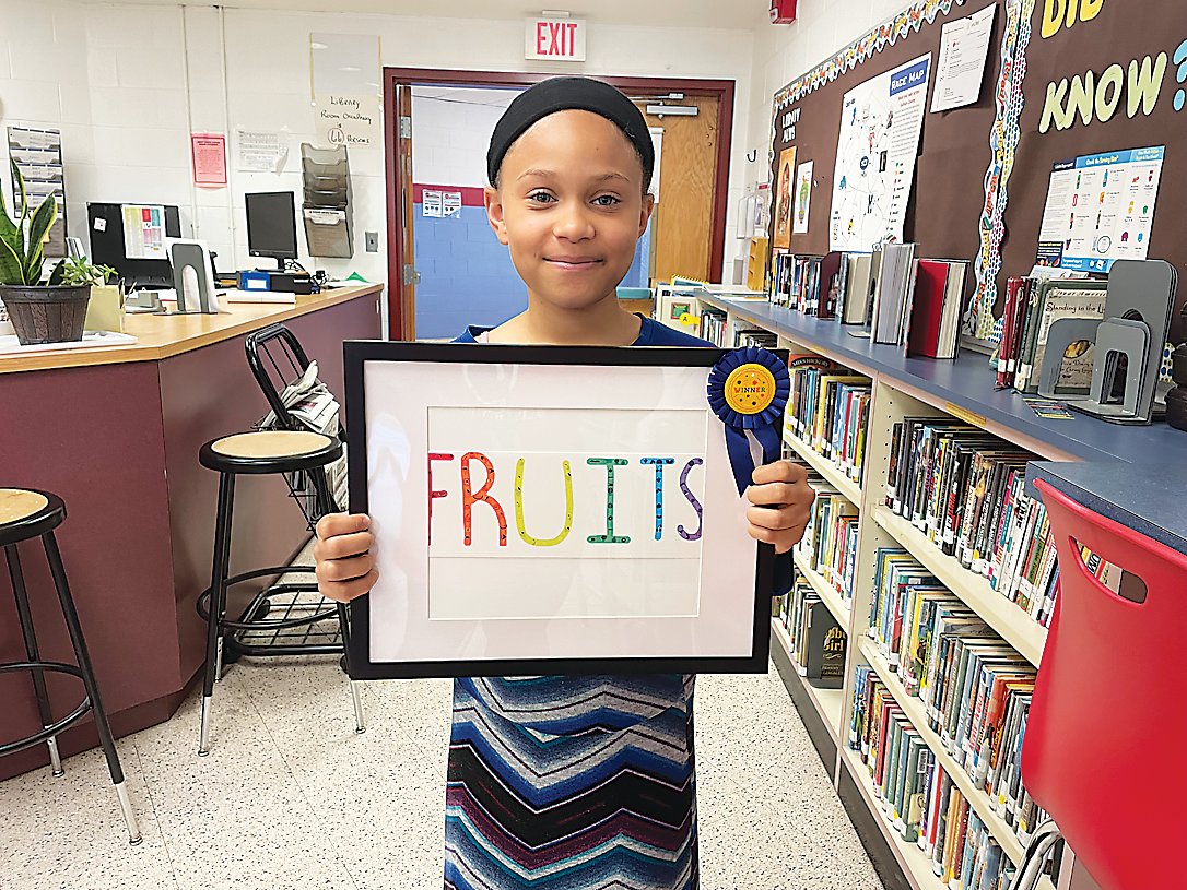 Grace Fitzgerald was the 5th Grade winner in 
Liberty Middle School’s recent wellness art competition.