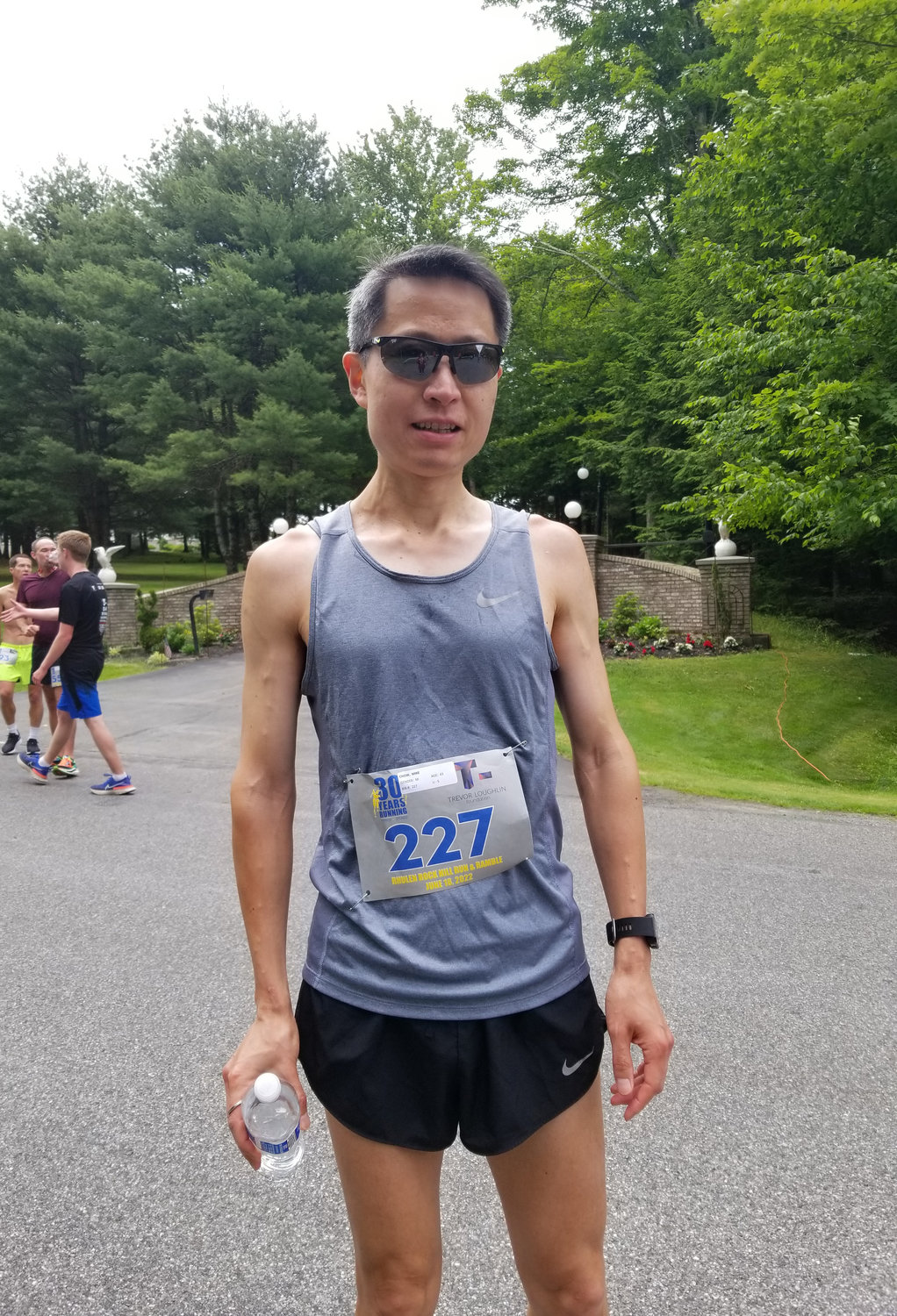 Mike Chow from Poughkeepsie finished first at 16 minutes and 53 seconds.