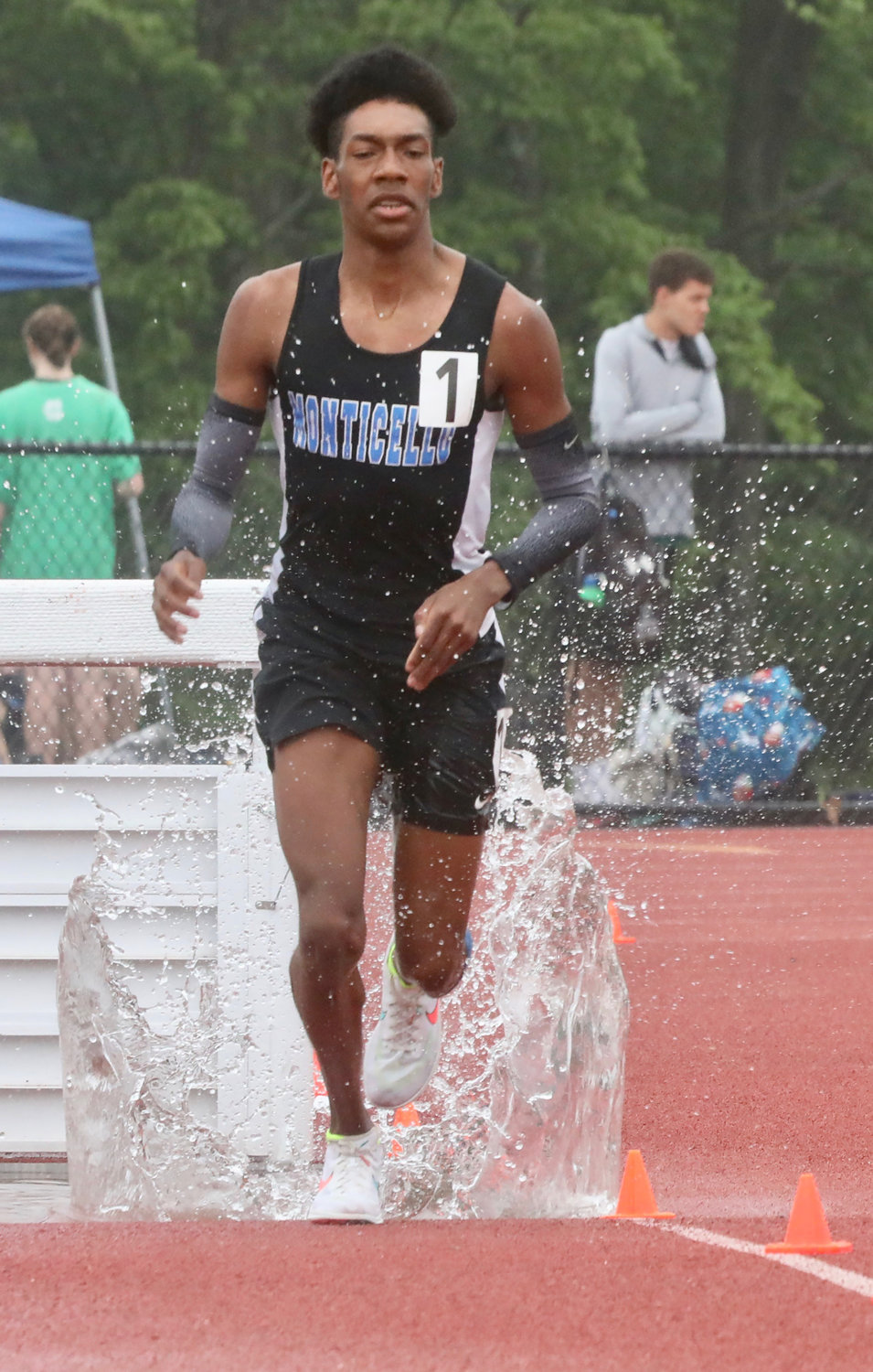 Evan Waterton took first in the 3000 Steeplechase at the OCIAA Championship in May. He also won the 1600 and the 3200 to help Monticello garner third place, its all time best finish at the event.