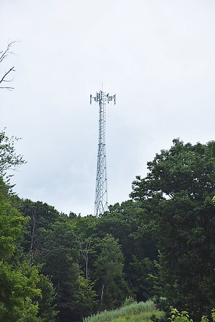 This cell tower in Rock Hill, built on property acquired from the Emerald Corporate Center, now provides a public cell signal to a previously underserved area.