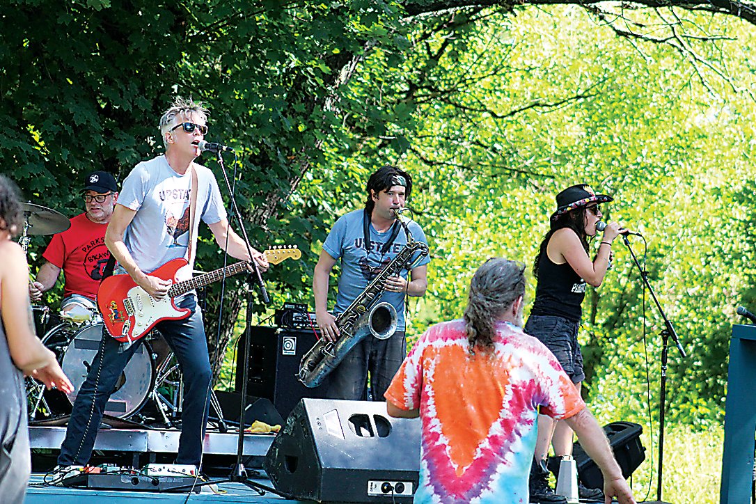 The Creatures were one of the rock bands that performed on stage during last Saturday’s festival.