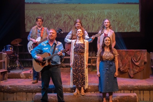 The cast of “Almost Heaven: Songs of John Denver” performs at Shadowland Stages in Ellenville through September 11.