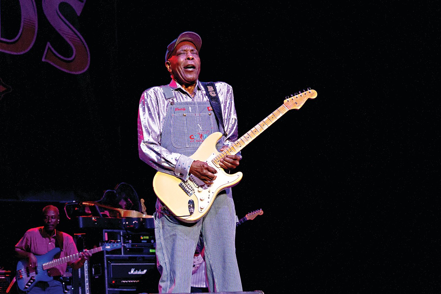 Blues legend Buddy Guy during the Blues Festival at Bethel Woods Center for the Arts.
