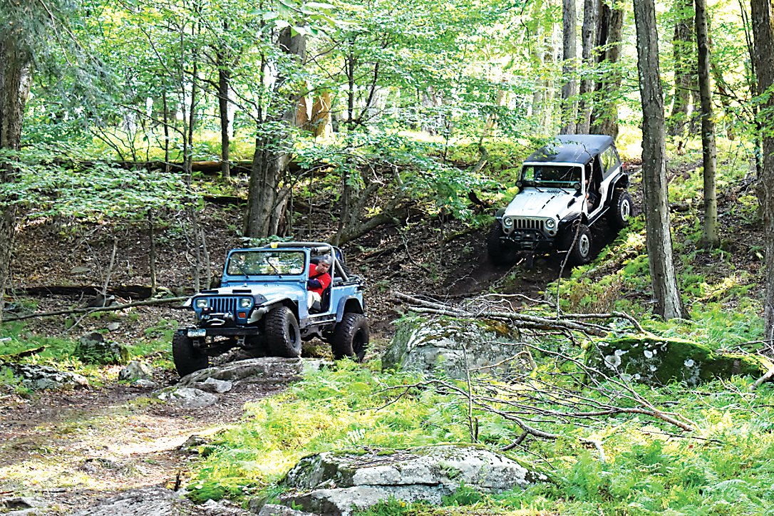 Drivers took to the trails early Friday morning, kicking off the two day event.