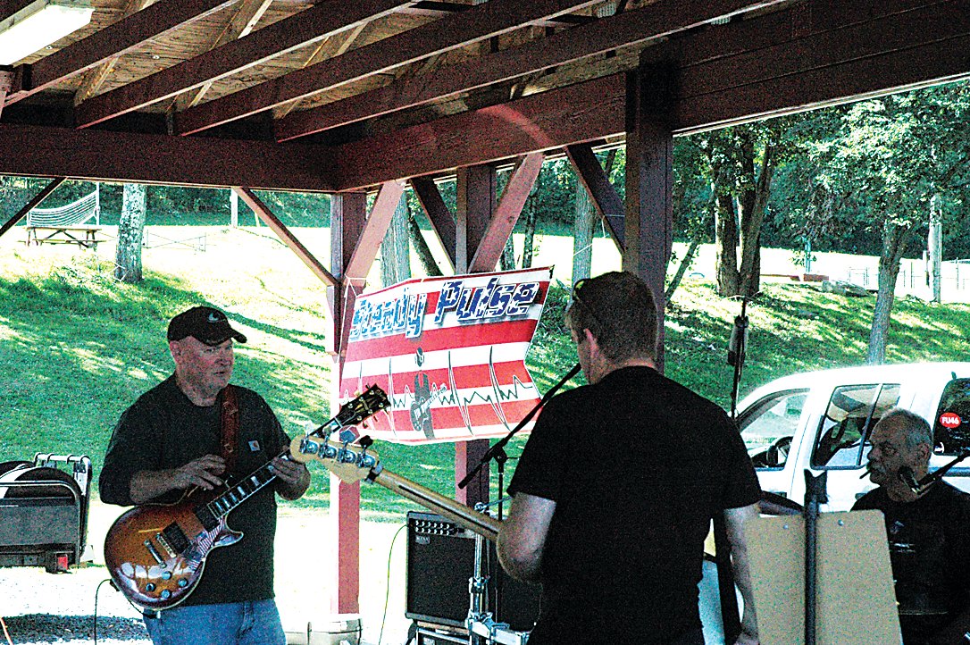 Sullivan County-based rock band Steady Pulse laid down some beats for guests at Morningside Park in Hurleyville.