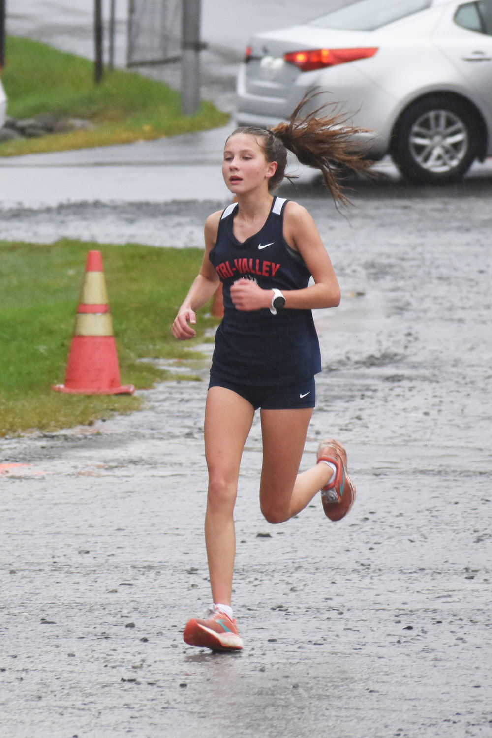 Eighth Grader Anna Furman has sped out to another first place finish for Tri-Valley.