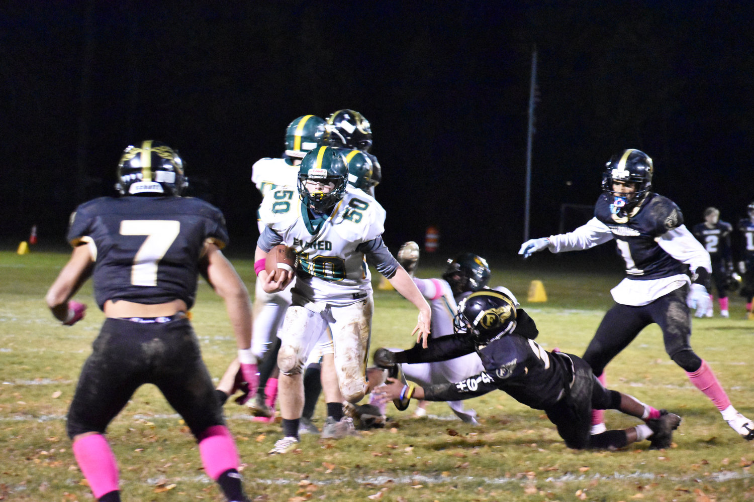 Frankie the freight train. Whitmore rushed for five touchdowns in the win over Fallsburg.