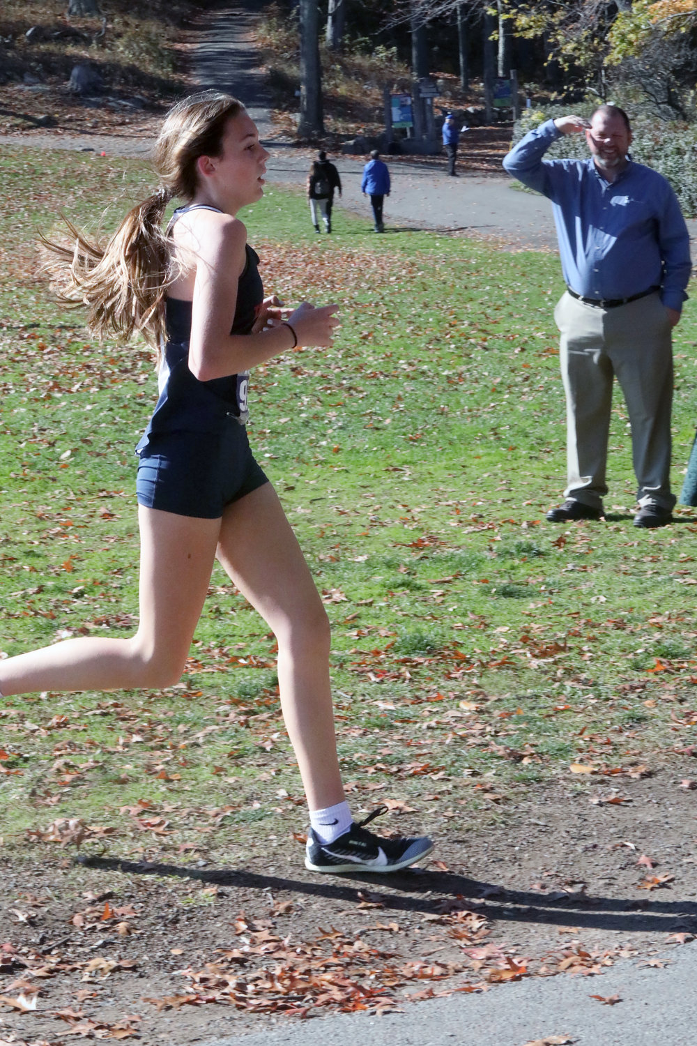 T-V’s Brynn Poley finished ninth overall in the race which was won by the Mount Academy team. Brynn was among the top five runners besides the winning team to make it to states.