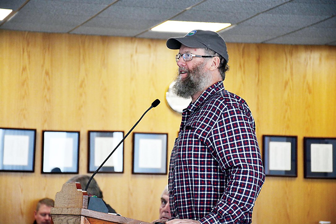 Catskill Mountainkeeper Associate Director Wes Gillingham was one of several members of the public who were critical of a resolution that would see Hughes Energy lease space at the County Landfill for a research and development operation.