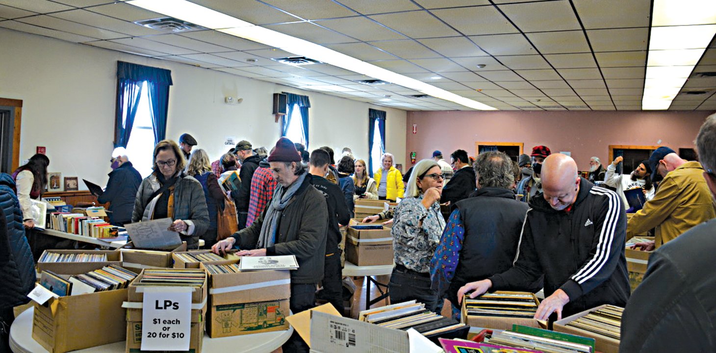 The local community showed up, packing the White Sulphur Springs Fire Hall in search of musical treasures.