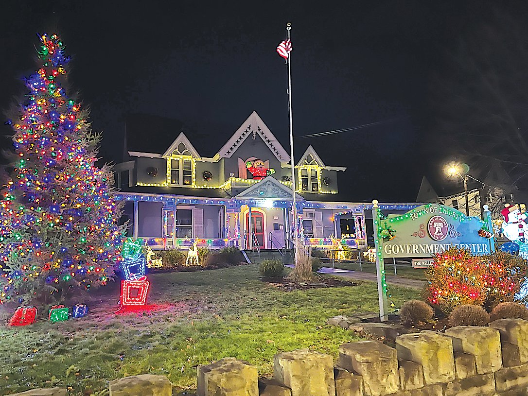 Following a countdown on Main Street on Saturday night, the switch was flipped on the Town of Liberty holiday lights which will shine brightly this month.