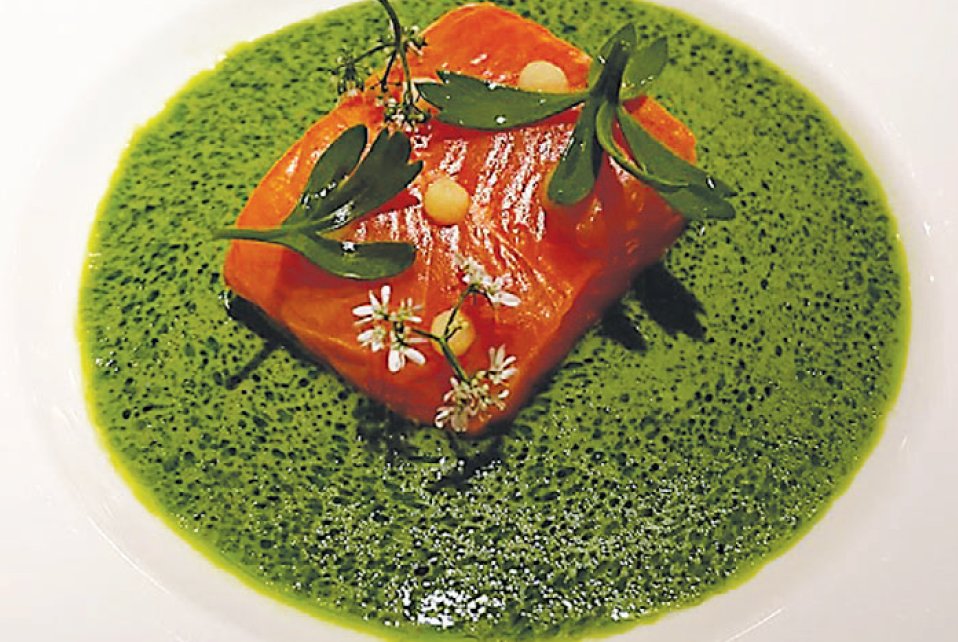 This dish of Arctic Char was created at the DeBruce.