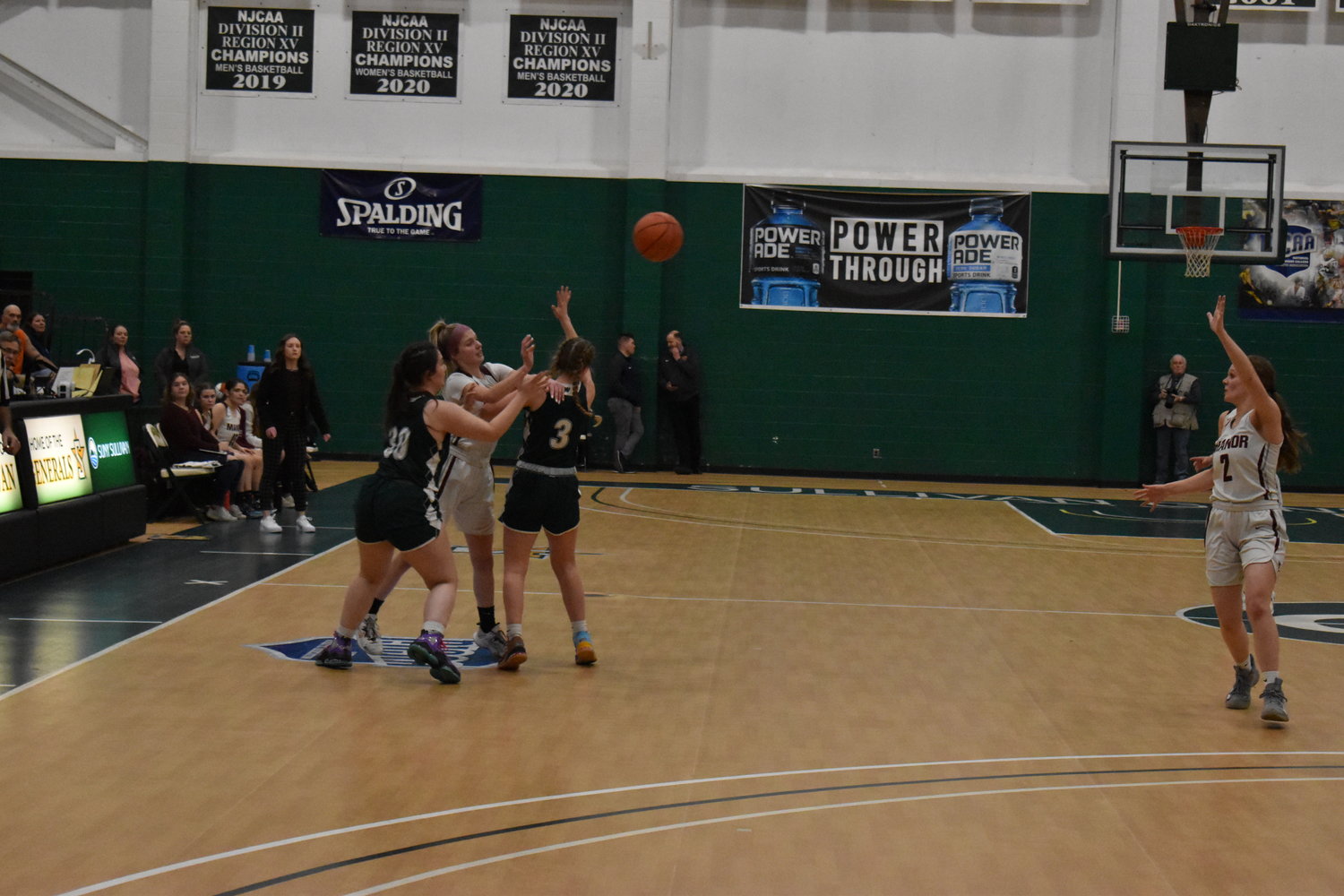 Webutuck’s half court trap forced turnovers throughout the night. It kept the Lady Wildcats offense off balance.