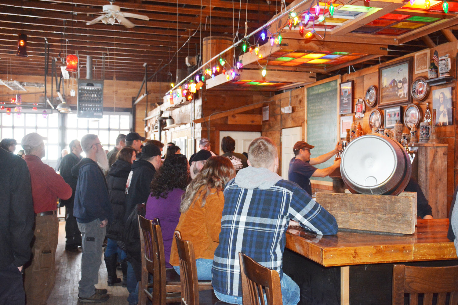 A packed house of community members were eager to try what was on tap at the bar.