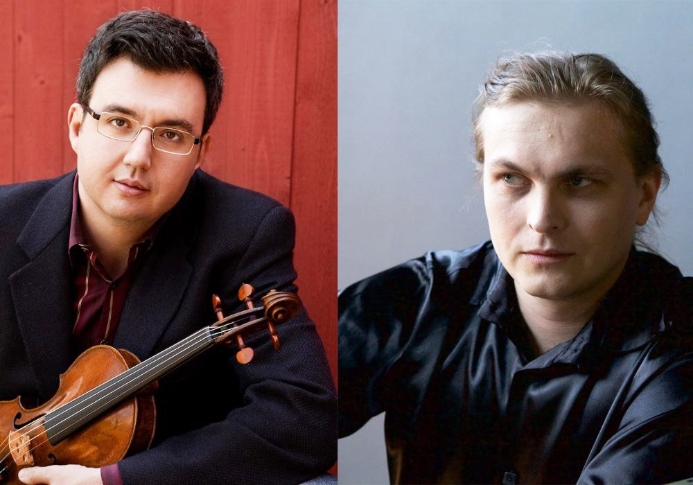 Violinist Misha Keylin and pianist Ilya Kazantsev.