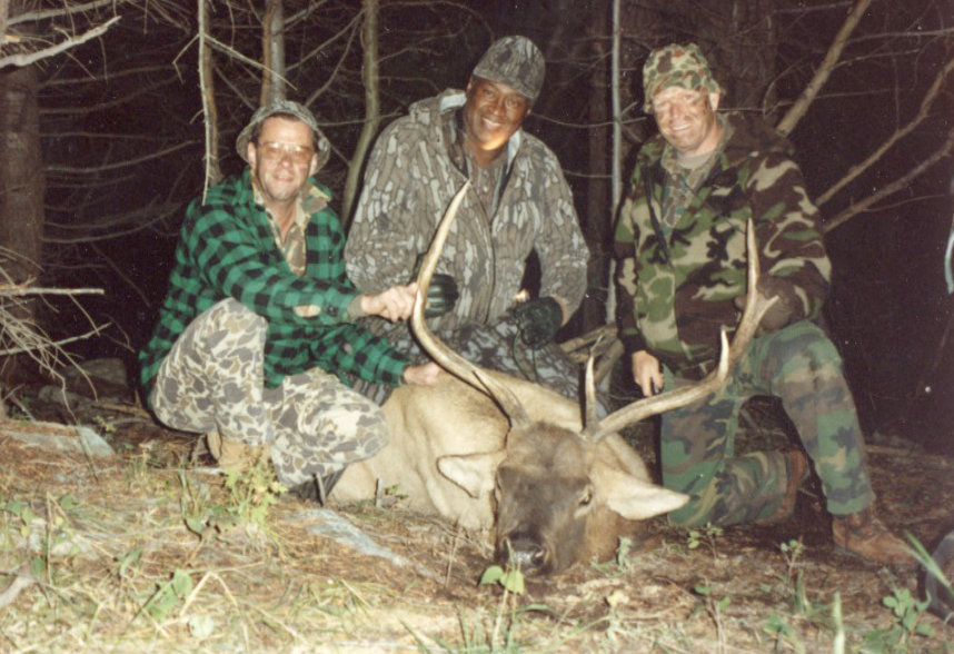 Willis bagged this nice mule deer while bow hunting out West with Rease Roche, left, and Ed Sykes, right.