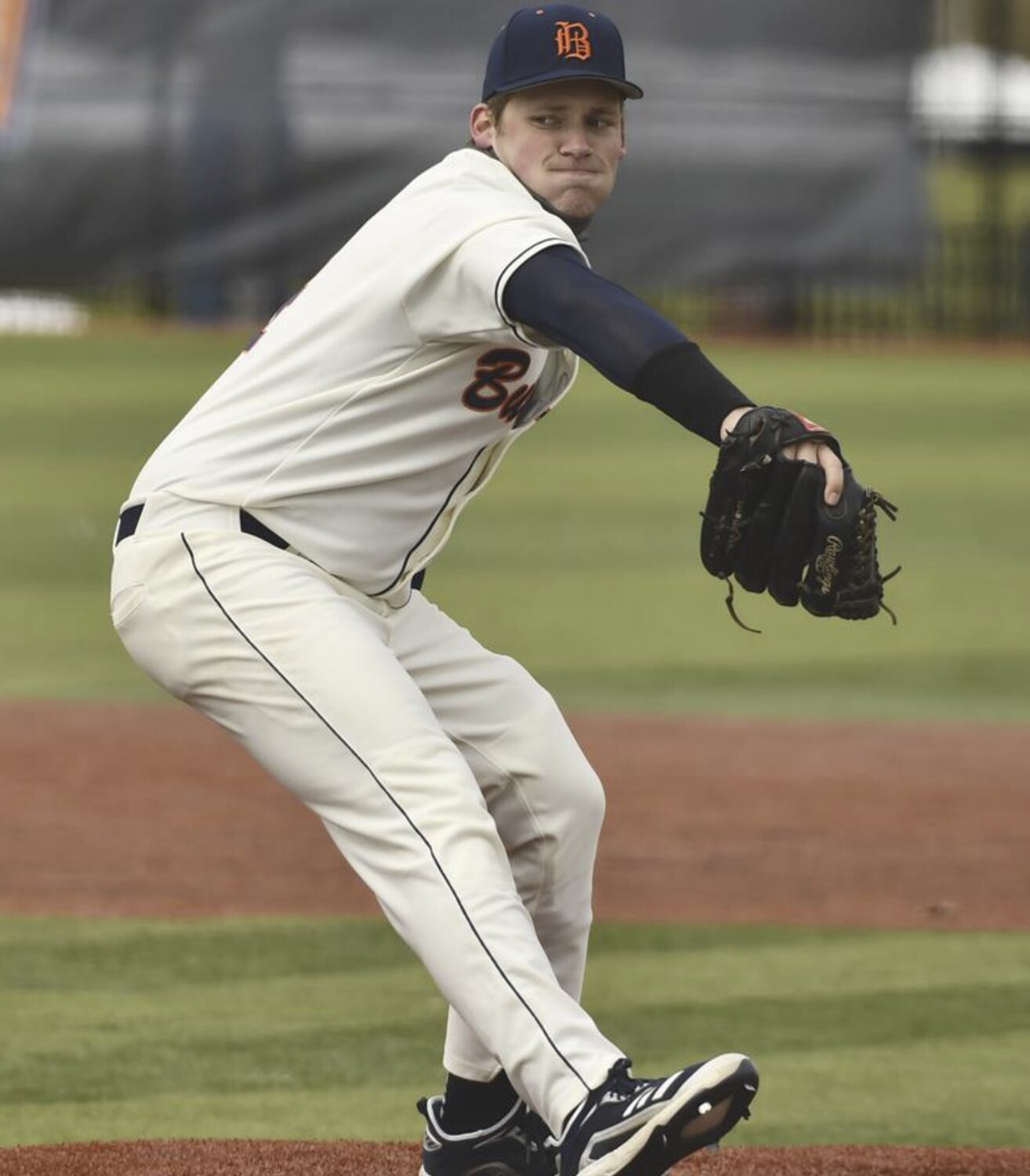 Sullivan West graduate Bryce Reimer pitches in a game for Bucknell University. Reimer is a junior pitcher for the Division I school in Pennsylvania.