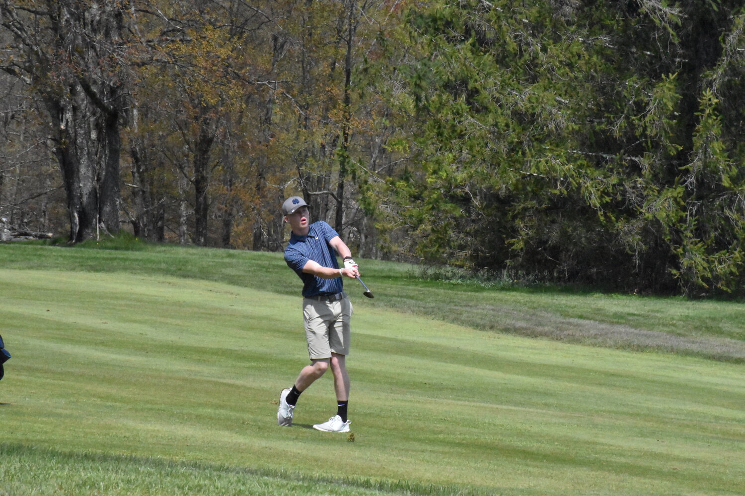 Roscoe’s Aiden Johnston shot a 54 as he golfed alongside Clarke, Joseph Russo and Larry Whipple on Monday afternoon.