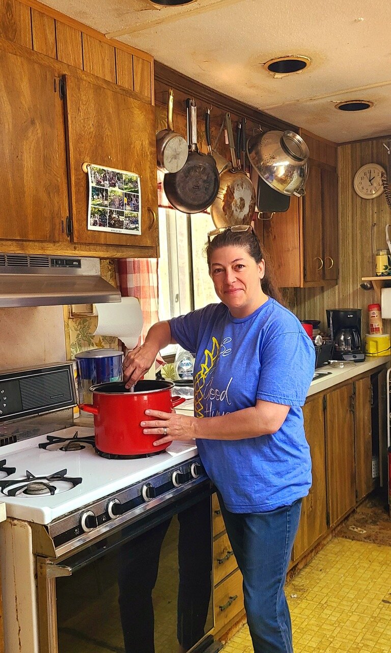 Judi Flieger of Glen Spey and a member of the Mohican Lake Rod and Gun Club is making up a fresh batch of Carolina sauce for the Clubs Pulled Pork Sandwiches  take out dinner on Saturday May 20th. The drive thru pick up at the Club at 261 Leers Road in Glen Spey is between 4-6pm. The dinner includes a pulled pork sandwich with BBQ sauce, homemade coleslaw, baked beans, a container of Carolina sauce and dessert. Tickets are only $10.00. To get tickets call 845-701-3578 or message the Club on Facebook.