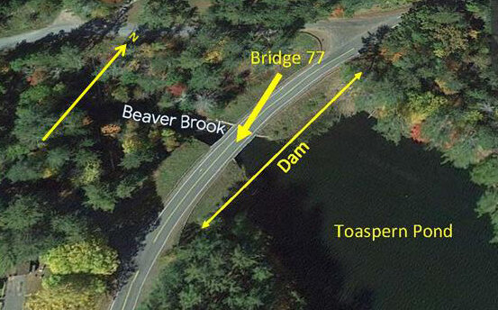 An overview map of the Beaver Brook area.